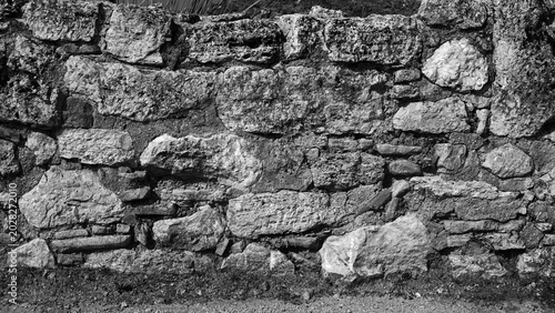 Fotografija Weathered Stone Wall Texture Background