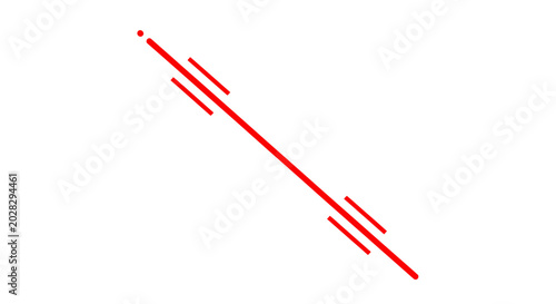 Obraz na płótnie Red lines slanted abstract graphic design.