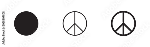 Photos Peace sign symbol for harmony and non-violence