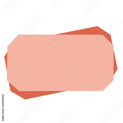 Minimal abstract geometric banner shape.