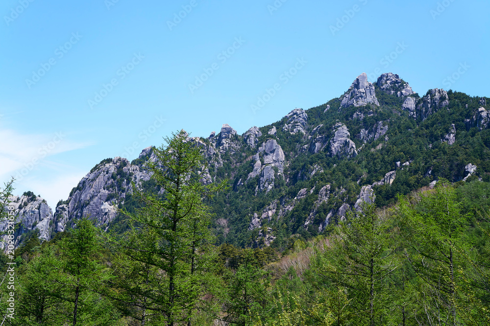 Fototapeta premium mountain landscape with blue sky