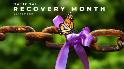 National Recovery Month highlights recovery from substance use and mental health challenges, promoting treatment, support systems, and long-term wellbeing.