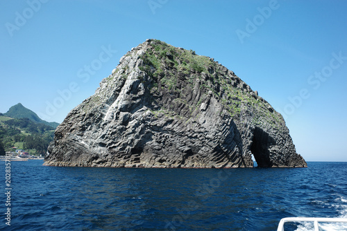 Coastal rock formation and Sea stack