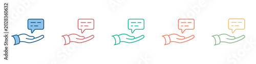 Photos Advice Icon Set Multiple Style Collection