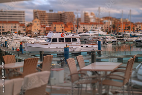 Foto autumn harbour by Vilamoura marine, Portugal