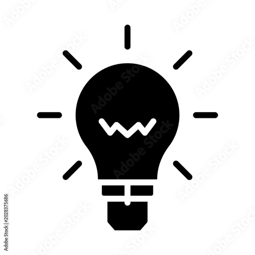 Electric bulb icon