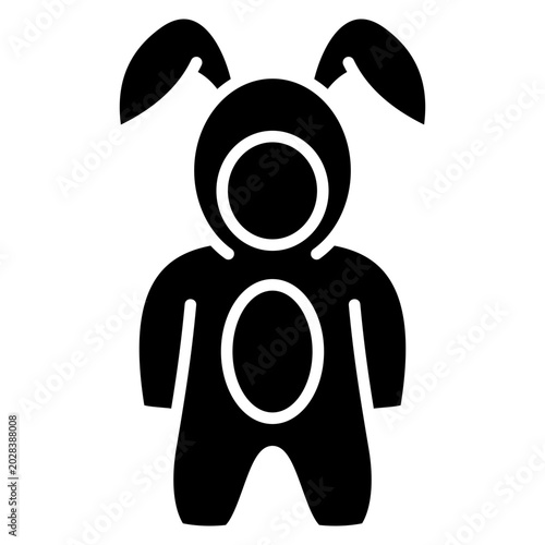 Bild auf Leinwand Bunny Costume