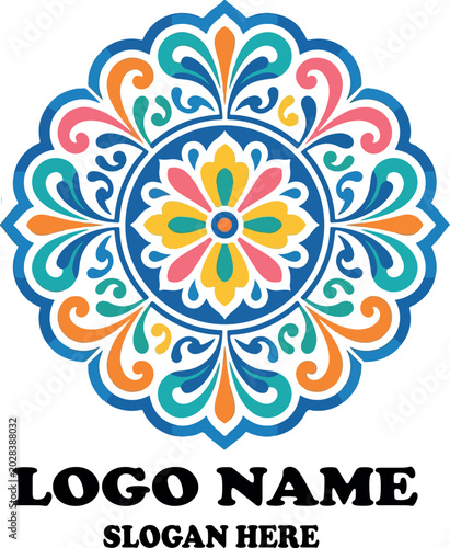talavera logo icon vector white background