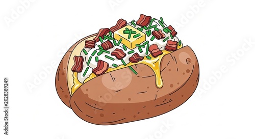 Delicious Loaded Pizza with Colorful Toppings and Cheese.