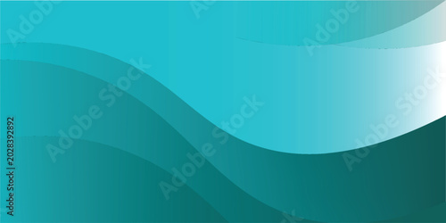 Foto Abstract turquoise tosca background with dynamic fluid waves and soft gradients