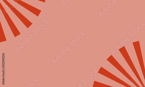 Light Red Handmade Floral Background Vector Design for Decorative Use.