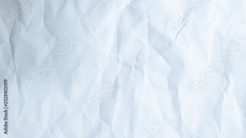Looped Vertical Crumpled Paper Texture Background Realistic Wrinkled Sheet Animation