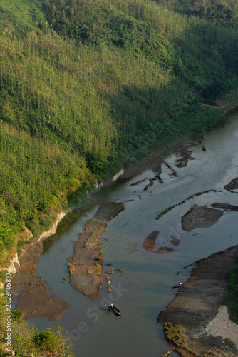 river in the mountains