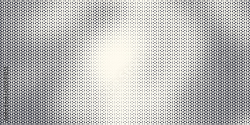 Triangle Shapes Vector Abstract Geometric Technology Background. Radial Composition Halftone Frame Triangular Retro Simple Pattern. Minimal Style Dynamic Tech Wallpaper