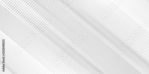 Abstract white square shape with futuristic concept background