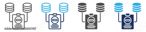 Canvas-taulu redundancy icon set multi concept