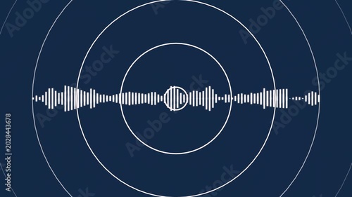 audio waves voice check and communication sound waves and music