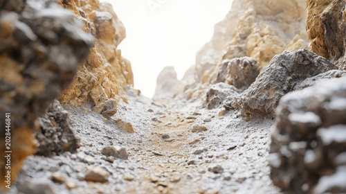 Rocky canyon path