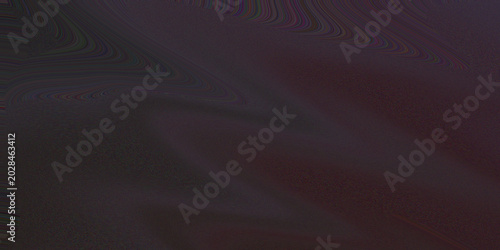 Canvas Print Subtle distorted wave pattern on dark charcoal background with fine rainbow noise and chromatic aberration digital glitch effect