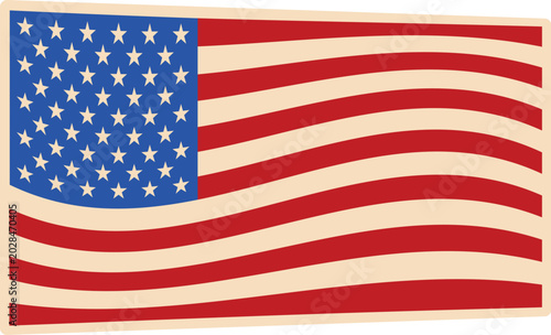 United States Flag 1776 American Flag Waving
