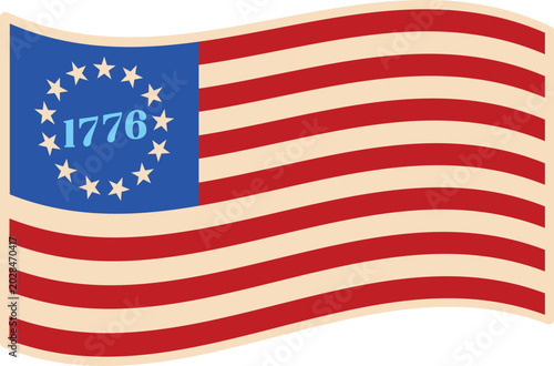 United States Flag 1776