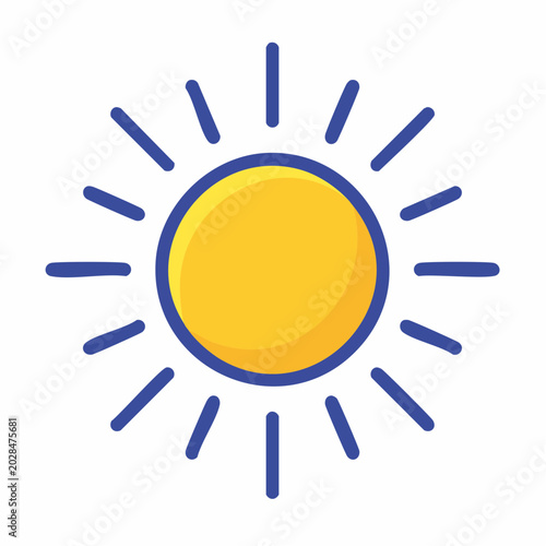 Stylized Sun Icon