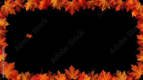 Autumn Leaves Frame Overlay - Seasonal Drift