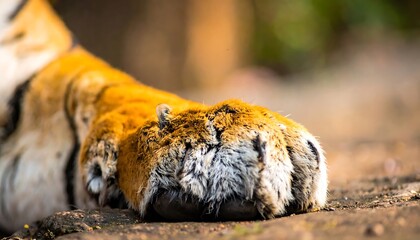 Tiger's Paw Close Up