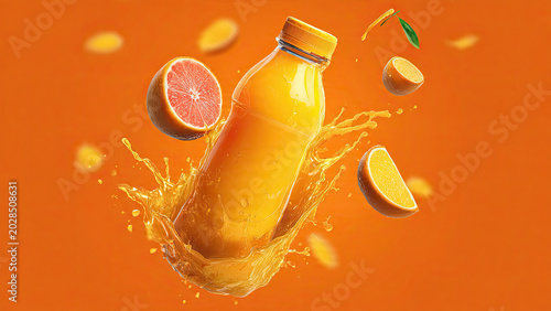 orange juice splash