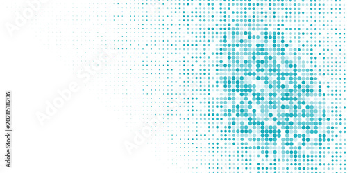 Foto Minimalist Transparent Vector Gradient Blue Color Halftone Background Staggered