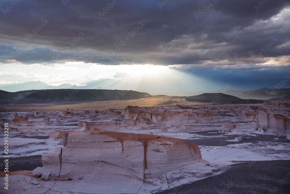 Fototapeta premium Campo de Piedra Pomez