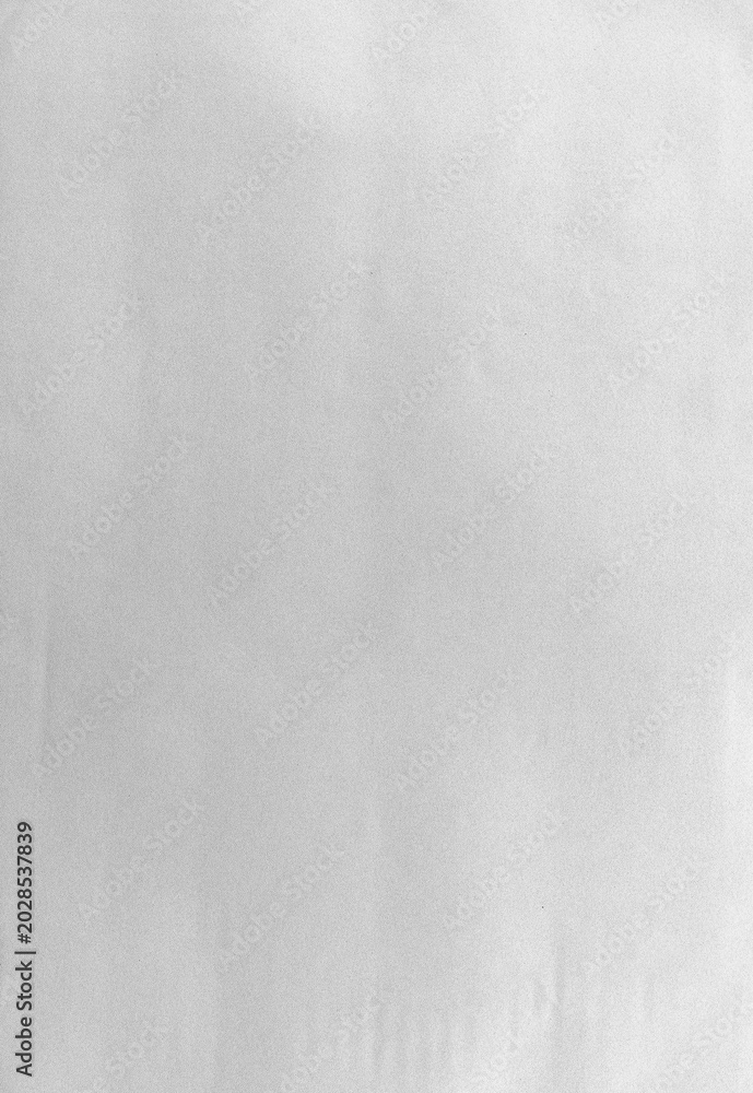 Fototapeta premium Minimal white paper texture background with subtle grain and soft natural shadows. Clean abstract surface ideal for design templates, mockups, branding, stationery, artwork presentations.