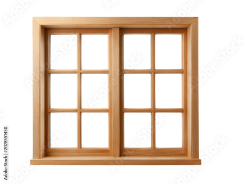 Wood window wooden frame window frame sash window pane glass