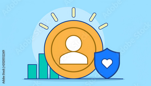Secure User Profile Protection Icon.