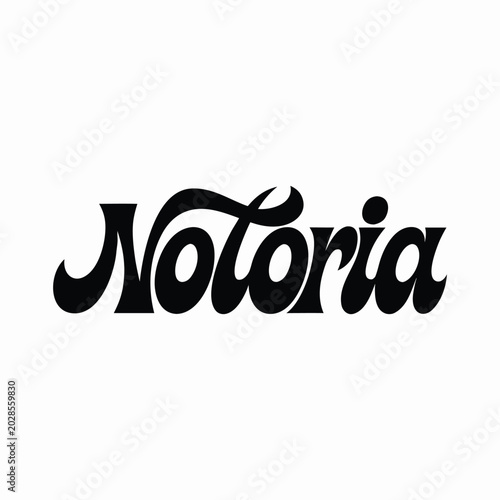 vector illustration of a black and white label