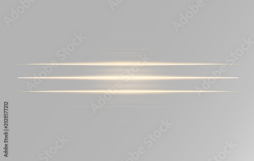 gold light trails set for high speed transport or digital technology concept design