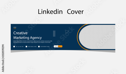 Creative marketing agency linkedin cover banner