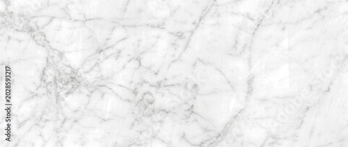 Картината върху платно Marble background shows a beautiful white stone surface with clean natural grey