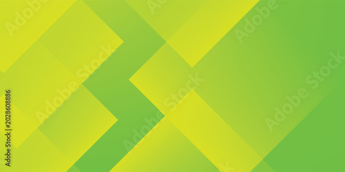 Quadro su tela Intersecting lines and squares arranging randomly, vector of green background made by squares and triangles, presentation creative banner abstract blank green background with geometric patterns