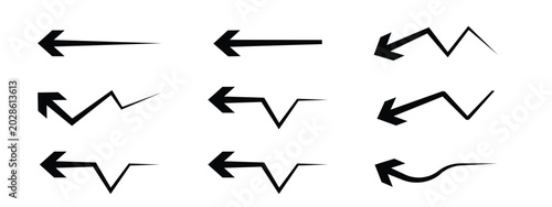 Konstfotografi Arrow Icons Collection