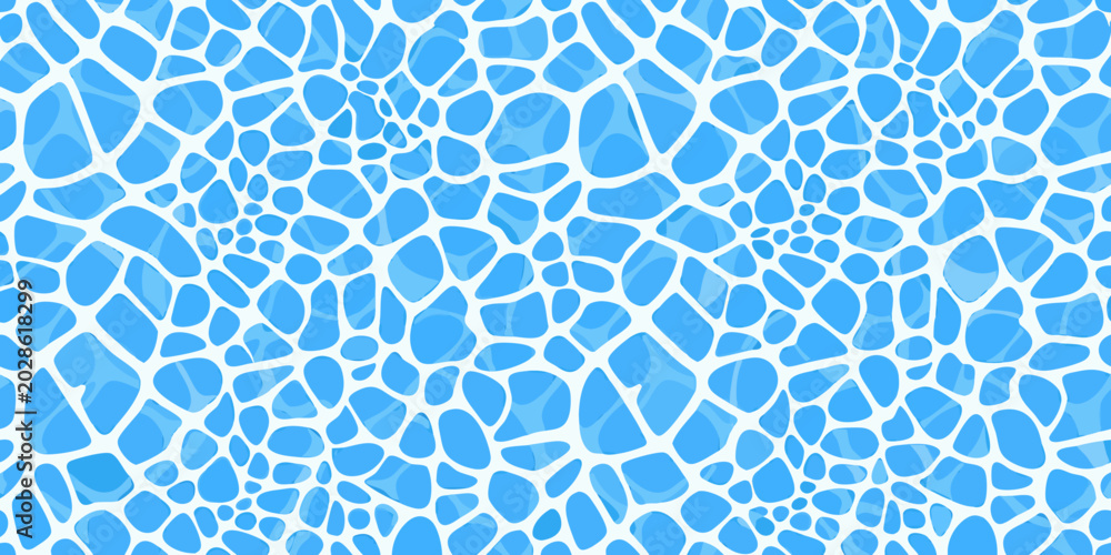 Obraz premium abstract light blue organic pattern on white background
