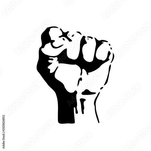 fist punching through the hole