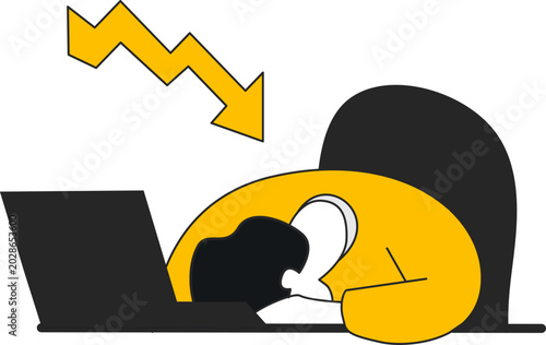 Business Character Experiencing Financial Stress and Crisis Management