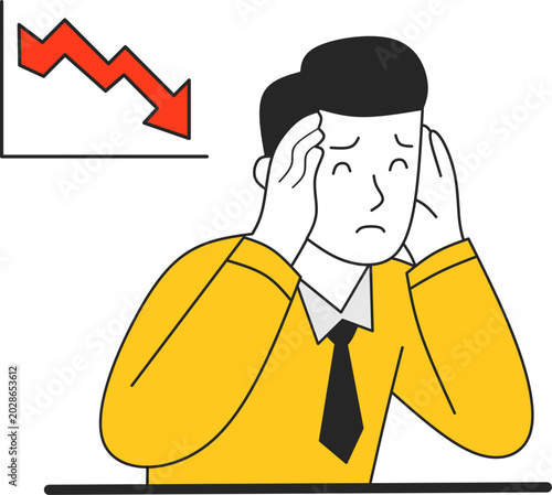 Business Character Experiencing Financial Stress and Crisis Management