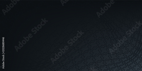 Elegant Ramadan celebrate banner featuring golden calligraphy, gold crescent moon, and black Arabic pattern. Premium vector illustration for Muslim holy month.
