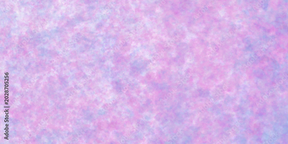Fototapeta premium Colorful paper textured ink effect grungy wet pastel illustration for design. colorful abstract watercolor background. Smooth vibrant light pink, purple shades and blue watercolor paper textured.