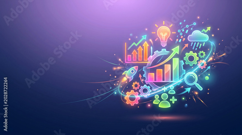 Business Growth and Innovation Strategy with Data Analysis and Team Collaboration