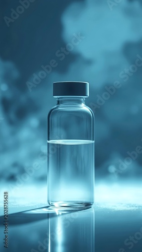 Experimental Vaccine Glass Vial