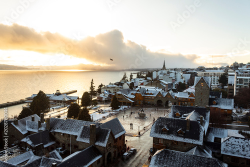 Konstfotografi inverno com neve e frio em Bariloche Argentina