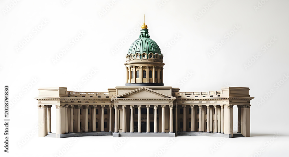 Obraz premium United states capitol building with golden dome, neoclassical architecture, washington d.c. landmark